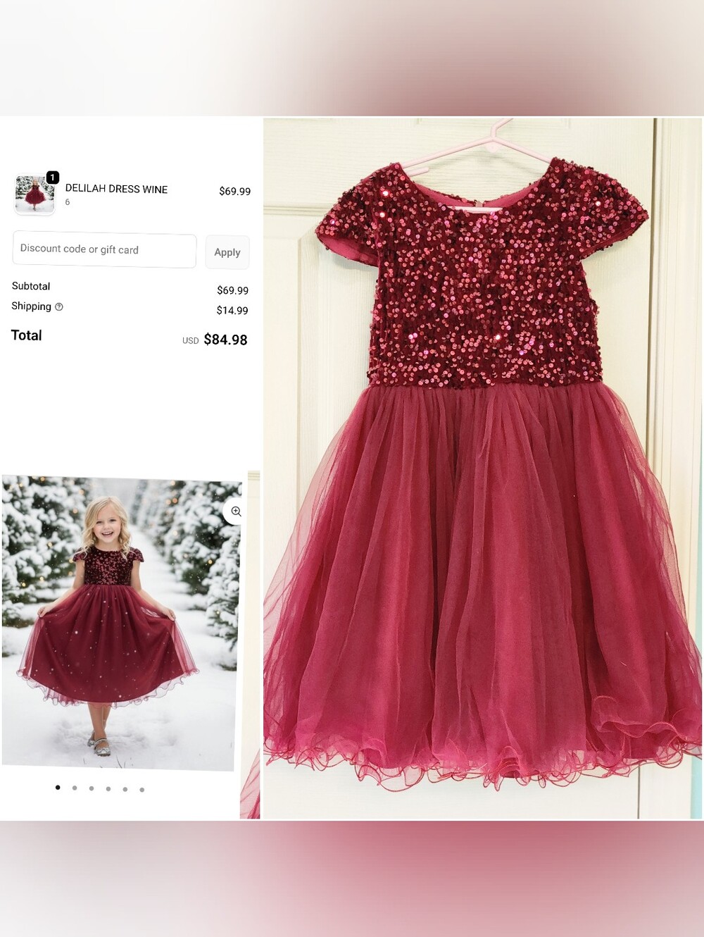 Trish Scully Delilah  Gown Wine Red  Size 6 Formal, Valentine's EUC